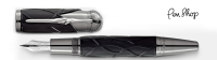 Mont Blanc Writers Limited Edition 2022 Black Precious Resin / Platinum Coated Vulpennen